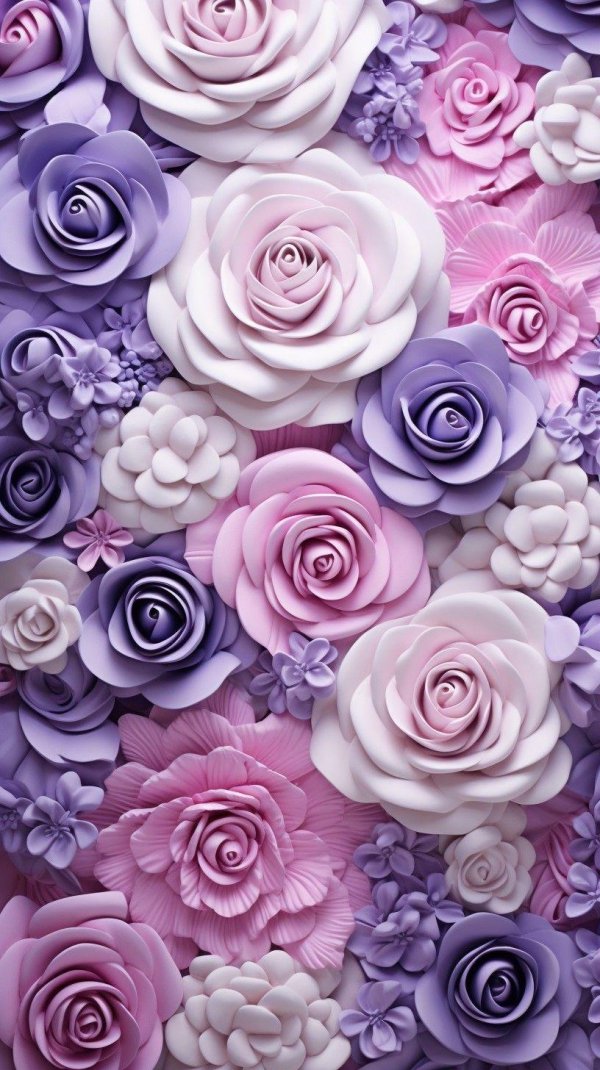 бумажные цветы