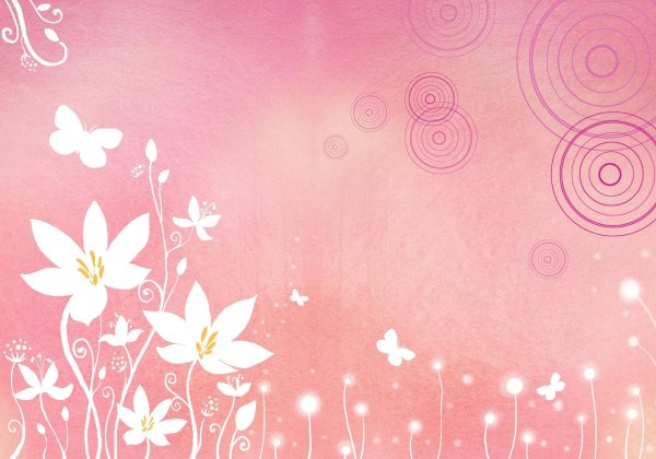 розовая фон