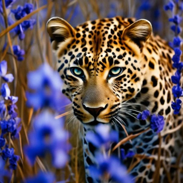 леопард красивый