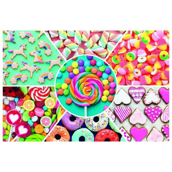 пазлы сладости