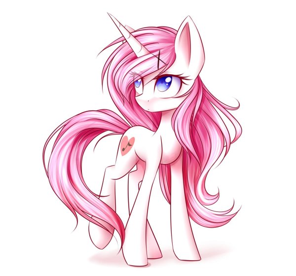 розовая пони