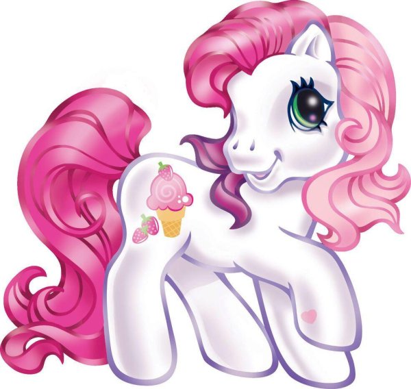 розовая пони