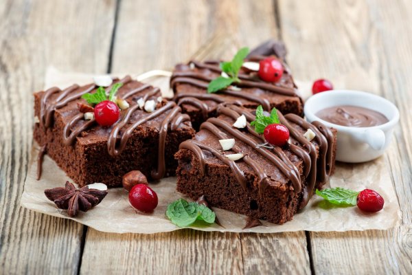 шоколадный брауни chocolate brownies