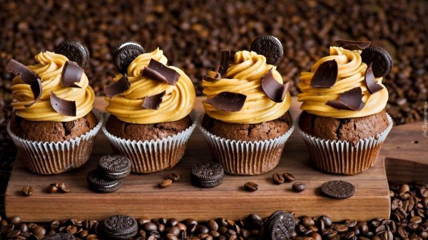 шоколадные капкейки