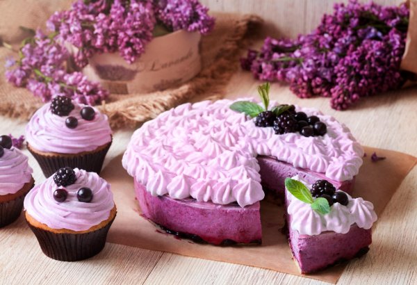 черничный торт