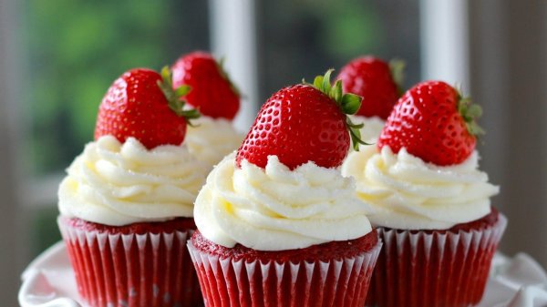 капкейки красный бархат