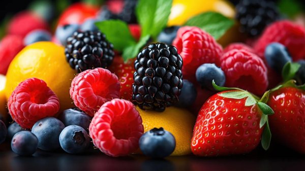 сочные фрукты