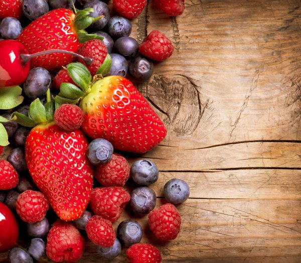 фон с фруктами