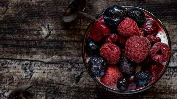 чай с ягодами