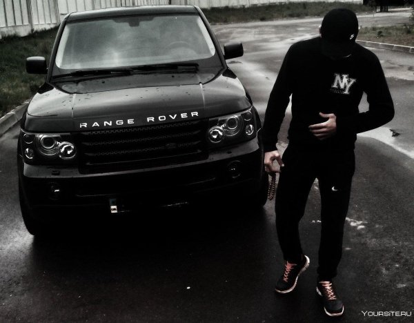 range rover черный