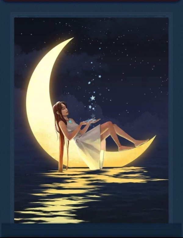 девушка луна