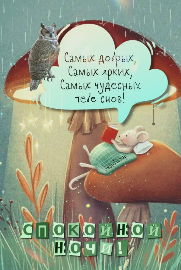 доброй ночи сладких снов