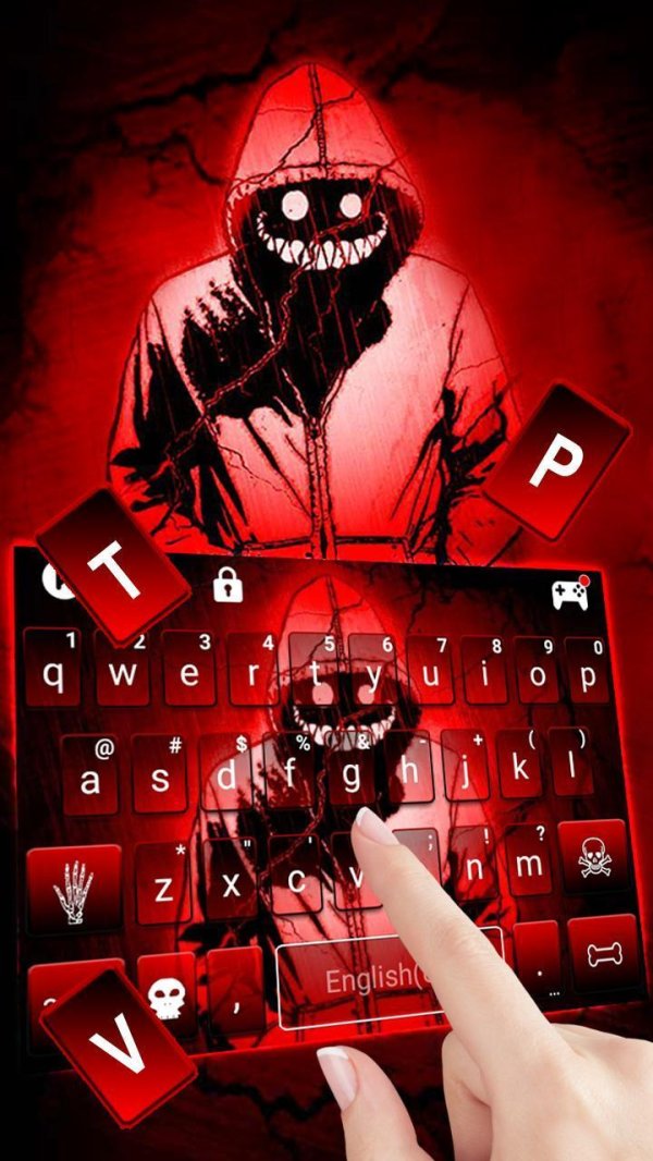 zombie monster skull keyboard