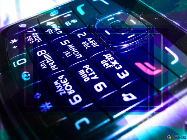 телефон с кнопками