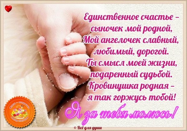 мой сыночек