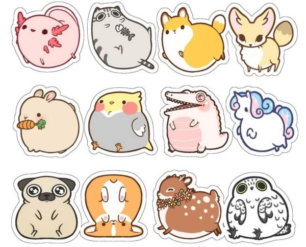 стикеры для срисовки