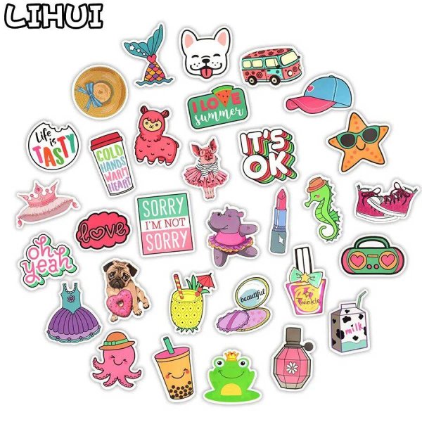 красивая наклейка