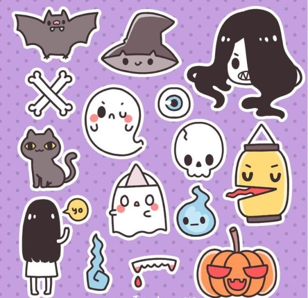 стикеры хэллоуин
