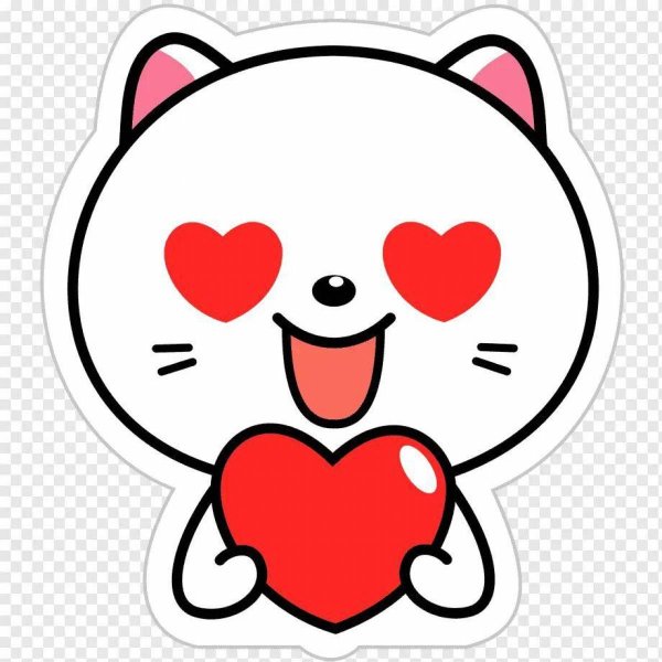 стикер любви