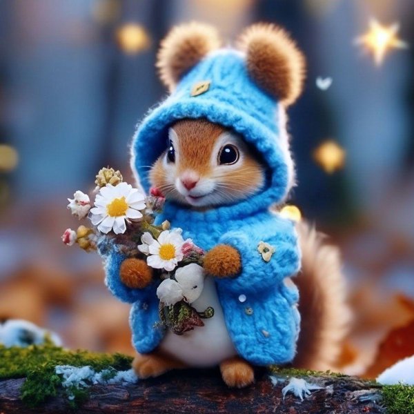 милая белочка