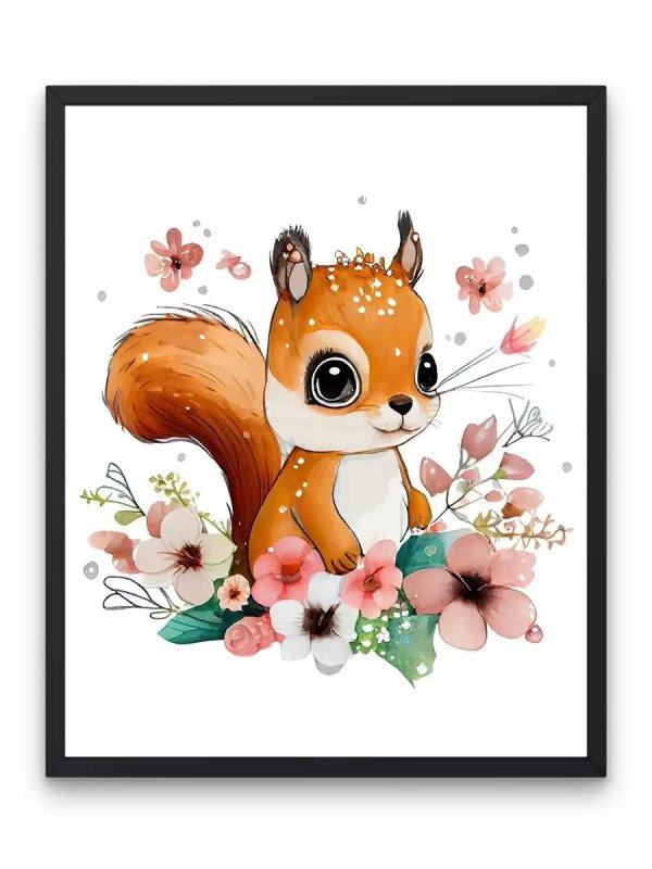 рисунки белочек