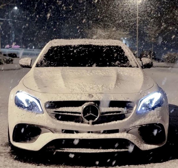 мерседес амг зима