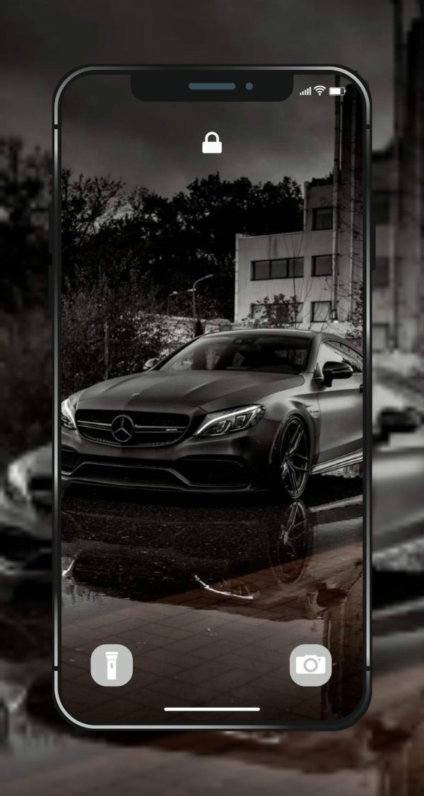 мерседес на заставку телефона