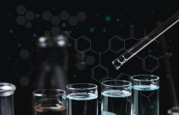 лаборатория пробирки