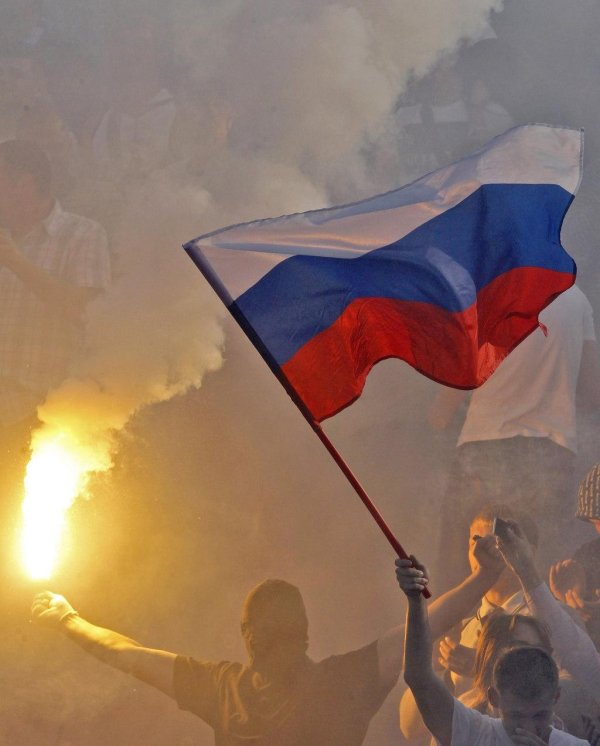 русские футбольные фанаты