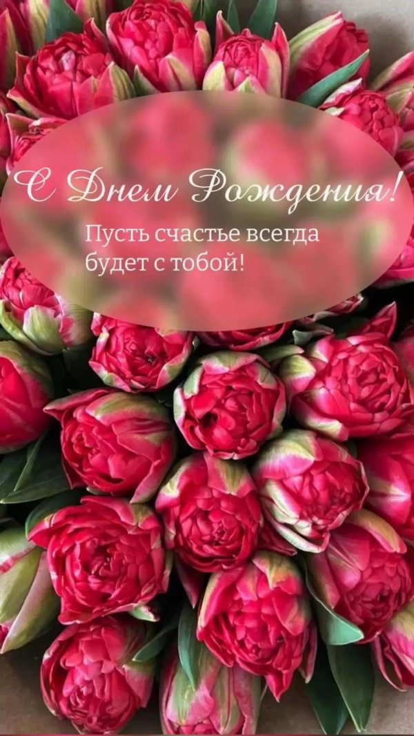 пионы с днем рождения