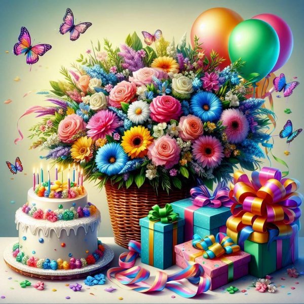 праздничная открытка