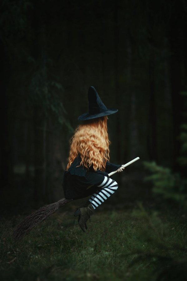 фотосессия ведьмы