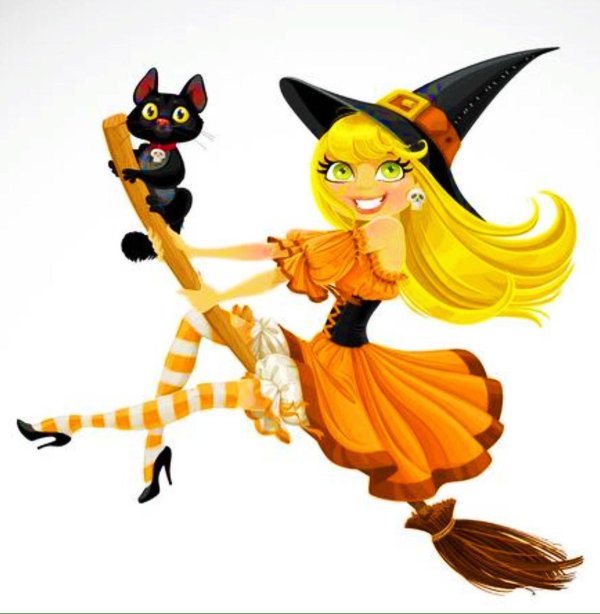 ведьмочка блондинка