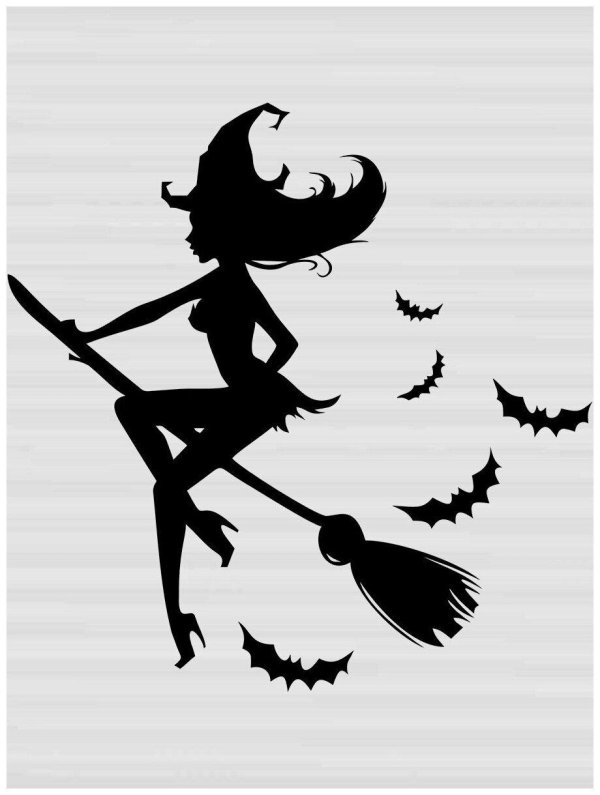 ведьмочка на метле