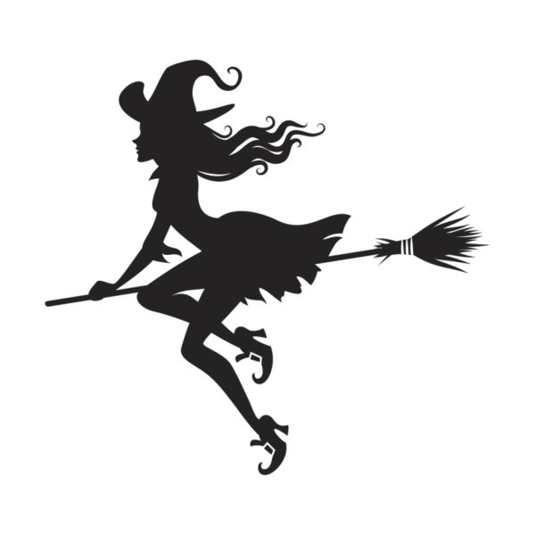 ведьма силуэт