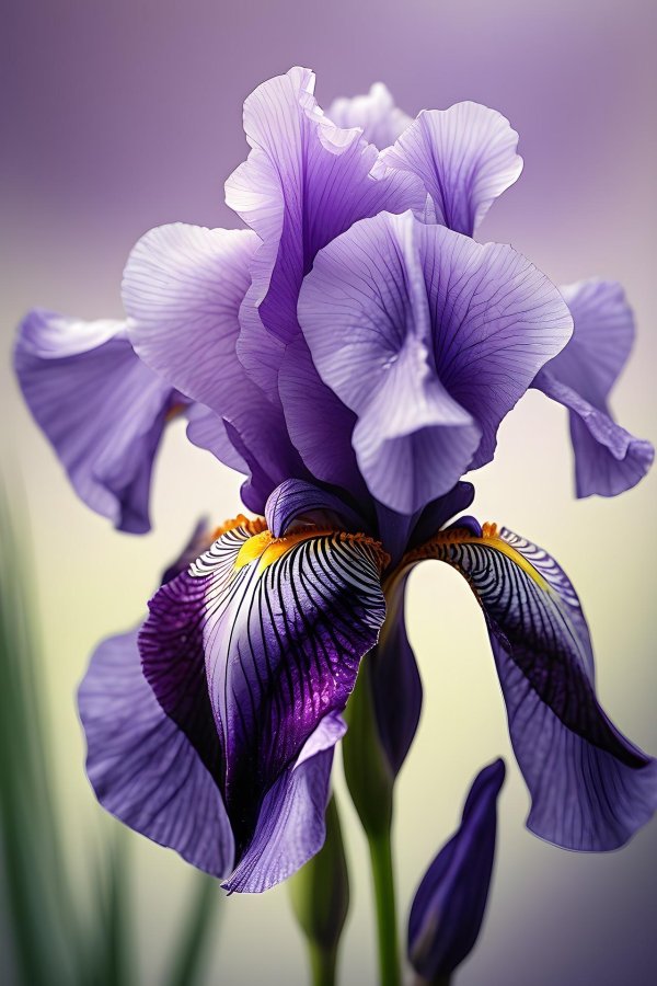 purple iris