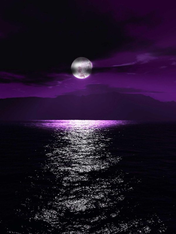 moon purple