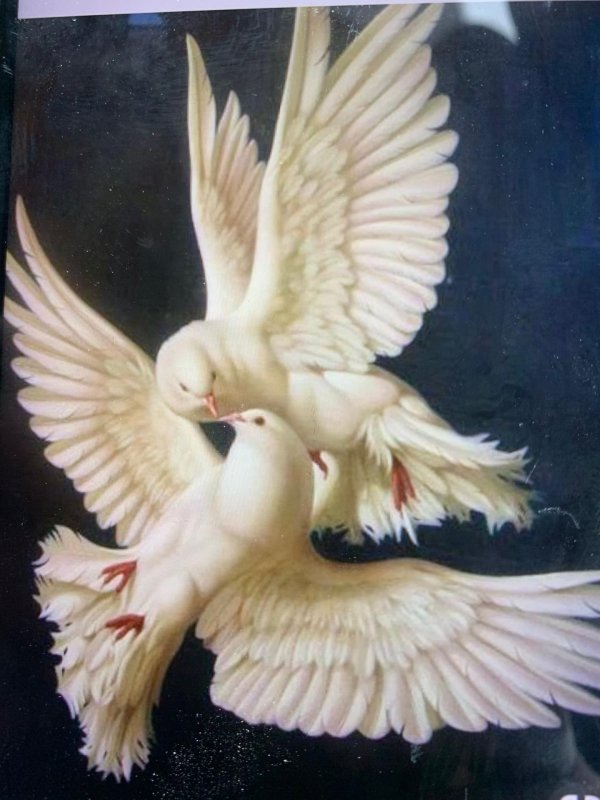 барельеф птицы