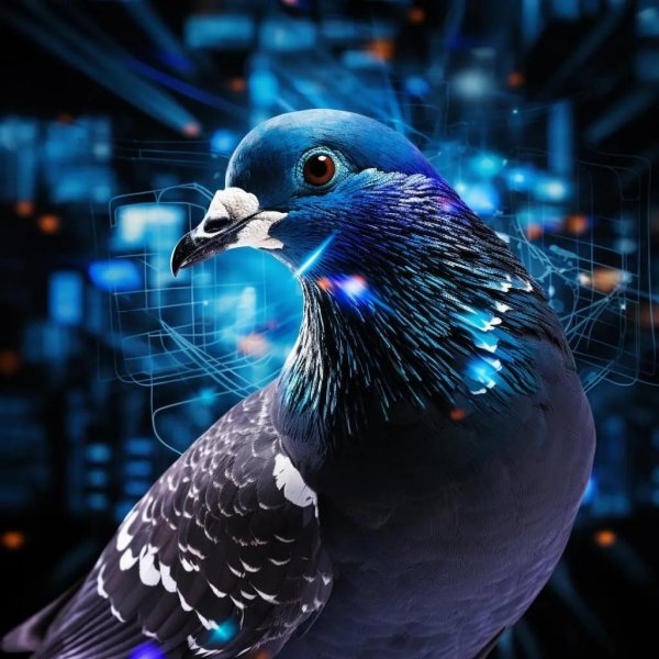 голубь красивый