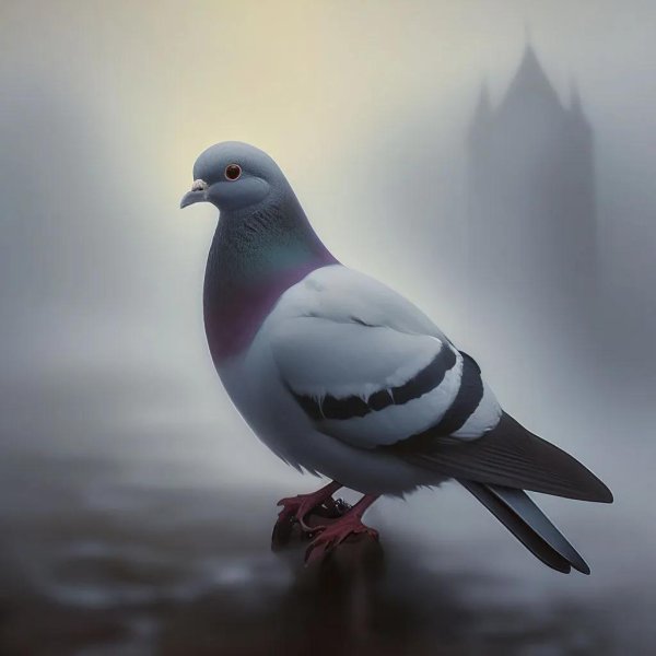 голубь красивый
