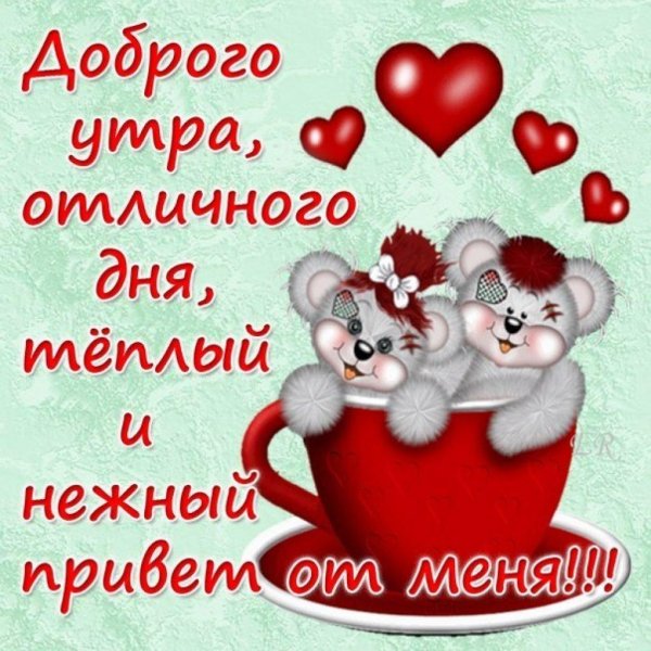 доброе утро день святого валентина