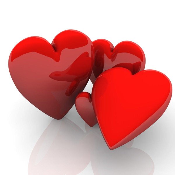 два сердечка