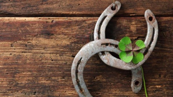 подкова с клевером