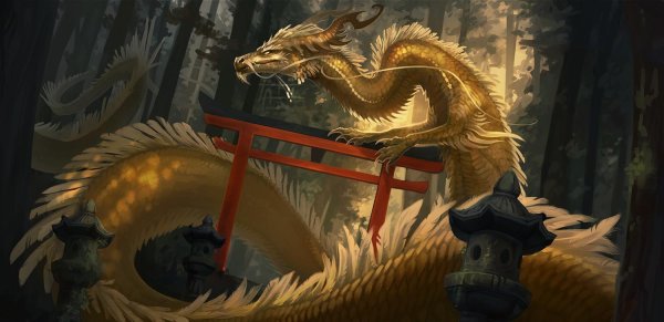 китайские драконы арт