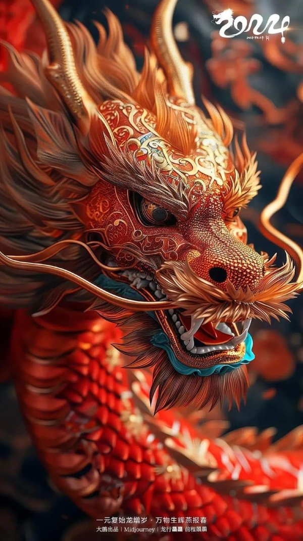 дракон красивый