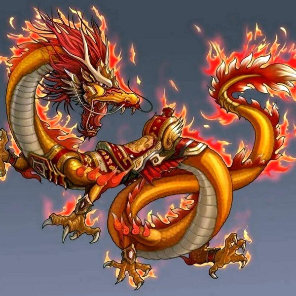 китайские драконы рисунки
