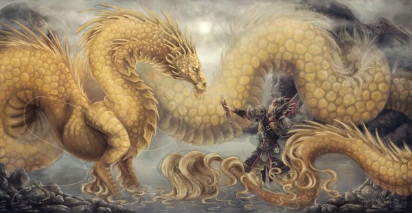 хуанлун дракон желтый мифология