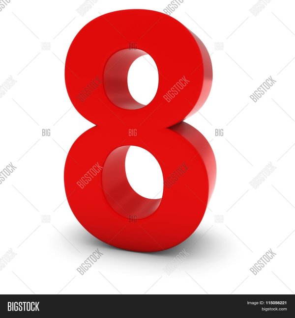 восьмерка красная