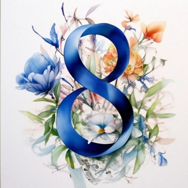 открытка к 8 марта