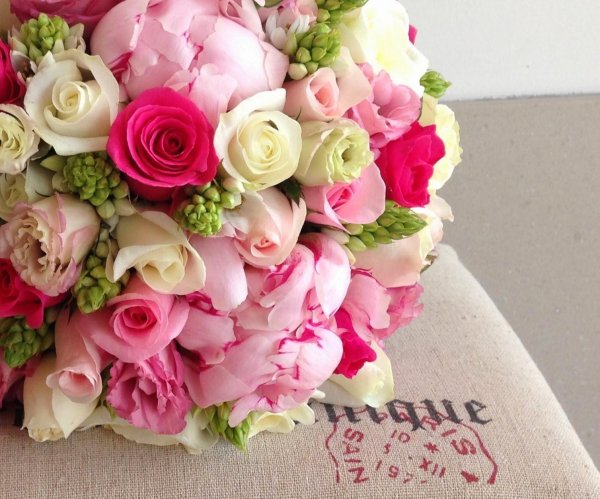 розовые букеты